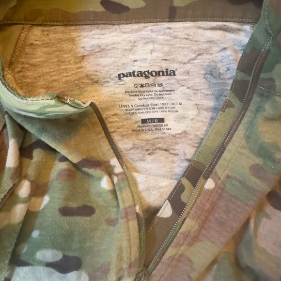 Patagonia Level 9 OCP Combat Shirt Med Reg